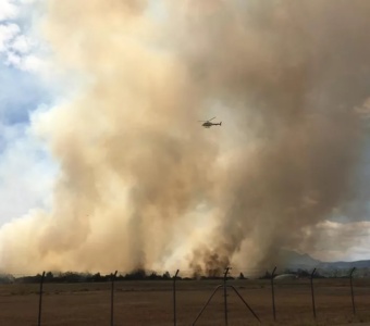 Incendie à Koné